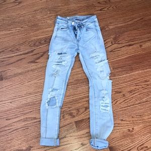 AEO ripped jeans